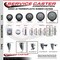 Service Caster 6 Inch Thermoplastic  Rubber Wheel Swivel 58 Inch Threaded Stem Caster Set with Brake SCC SCC-TS20S614-TPRB-TLB-58212-4 - alternate 4